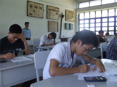 Trước ngày 25-08-2011 sẽ xét tuyển nguyện vọng 2 trường quân sự